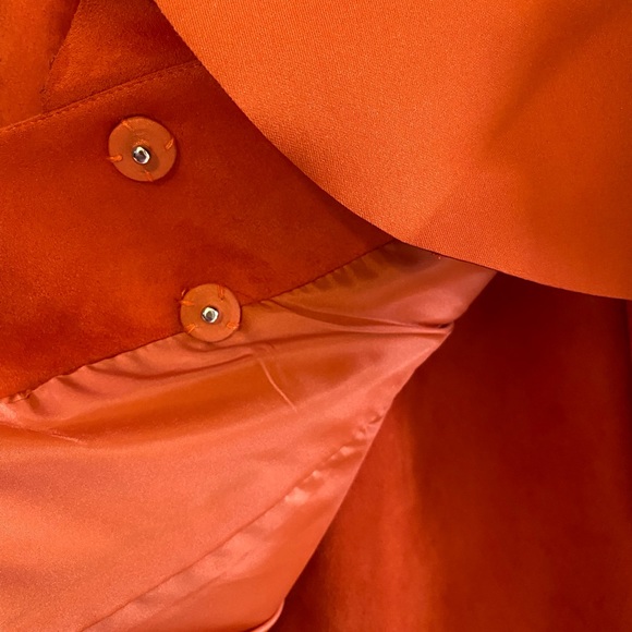 Moshita Couture 2pc Orange skirt set - Picture 7 of 11